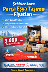 Şehirler Arası Parça Eşya Taşıma Fiyatları 