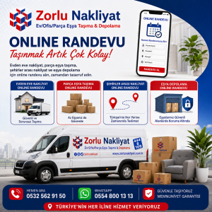 Online Randevu | Evden Eve Nakliyat | Parça Eşya Taşıma 1 Online randevu